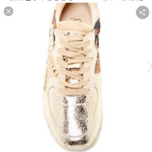 Catherine studded metalic sneakers size 8.5